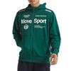 Толстовка Descente Light Smooth Sweatshirt Full Zip Hoodie Stretch Training Running ST4FSW41M 3L [Move Sports] GR00(ST4FSW41M)