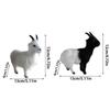 Simulation Goat Plush Toys Creative Goat  Figurine Ornament Goat Plush Doll  Farm