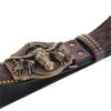Retro Western Cowboy Men's PU Leather Belt Luxury Design Trendy Brand Ox Head Waistband Jeans Pants Belt