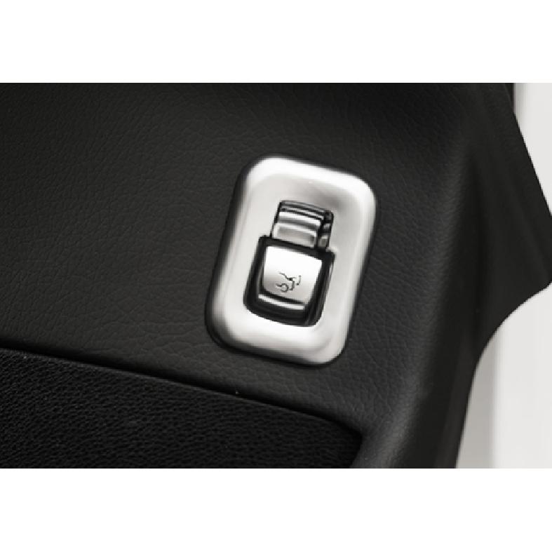 Для Mercedes-Benz GLC 2016-21 Серебристая ABS Накладка на ручку задней двери багажника 1 шт.