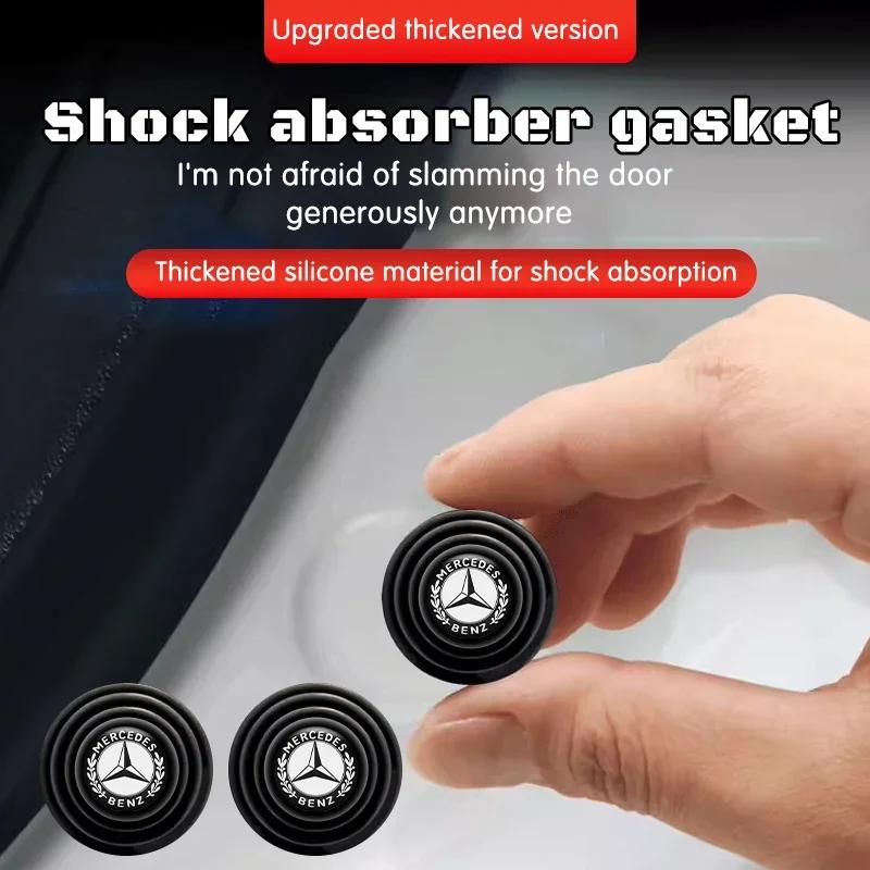 Car Door Shockproof Silicone Gasket Buffer Pad Sticker For Mercedes Benz AMG GLE GLS CLS GLC CLA GLA GLK GLB W203 W204 W205 W206 CDEFG1