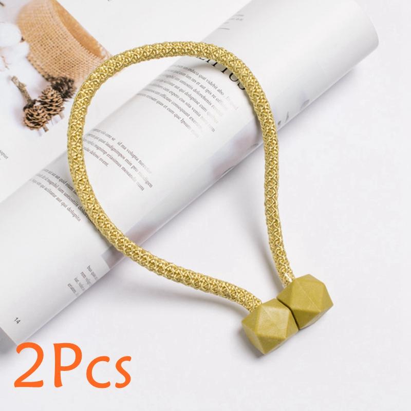 2 Pcs Curtain Tieback Multifaceted Ball Magnetic Curtains Buckle Tie Backs Shower Curtain Holder Wall Balls Home Room Accessorie