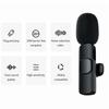 Wireless Lavalier Microphone Studio Gaming Live Broadcast Lapel Clip Professional Mic Compatible For