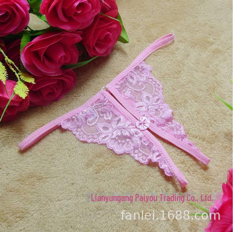 Комплект кружевного нижнего белья с открытой промежностью: Сексуальный бюстгальтер, бикини, стринги, пижама из двух частей