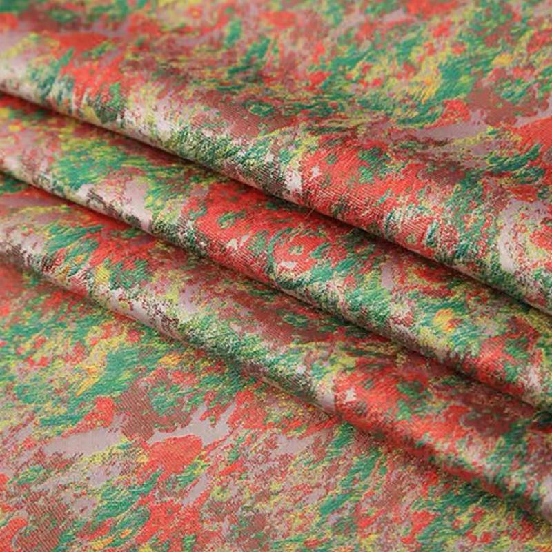 100*150 см жаккардовая парча звездное небо масляная живопись ткань для поделок сумки своими руками одежда ручная работа ремесло обивочная ткань