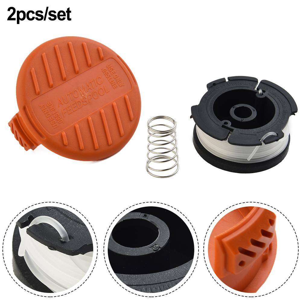 Катушка с леской + Крышка для Black And Decker BST2018/BDST182ST1/BESTE625 Комплект Новый