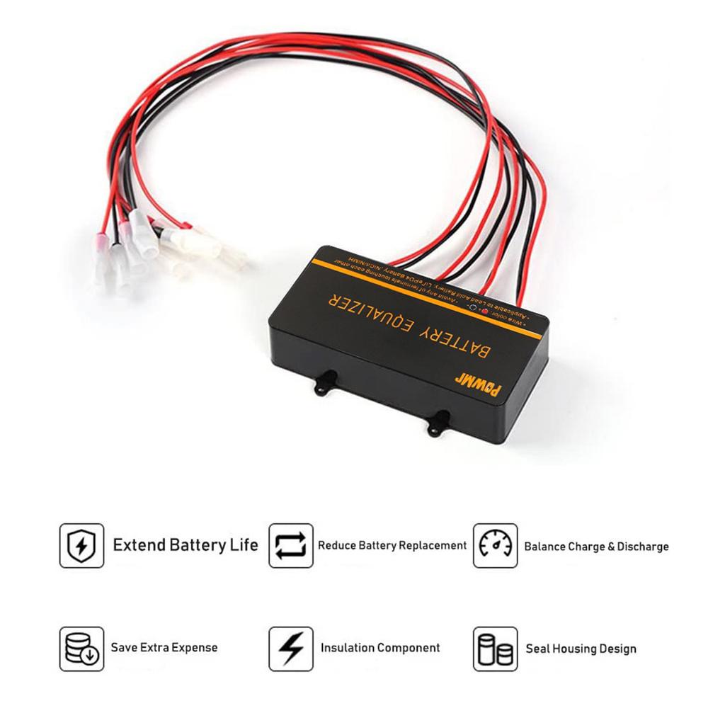 48 В гелевый аккумулятор, эквалайзер, балансировщик напряжения для свинцово-кислотных аккумуляторных батарей, последовательно-параллельный