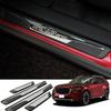 For Mazda CX90 CX-90  2024 Scuff Plate Protector Auto Stickers Cover Car Door Sill Threshold Styling Trim Accessories