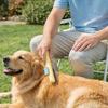 Efficient Cat Hair Remover Comb Bear Shape Cat Grooming Brush Self Cleaning Comb  Remove Lice
