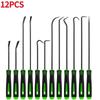 Набор из 12 предметов: пики и крючки для снятия сальников / уплотнительных колец / прокладок, мини-крючки, съемник