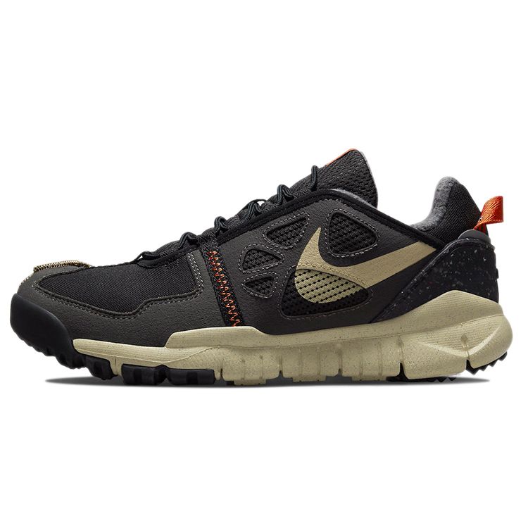 Nike Free Terra Vista Black Canvas Men Sneakers Anthracite Orange CZ1757-001