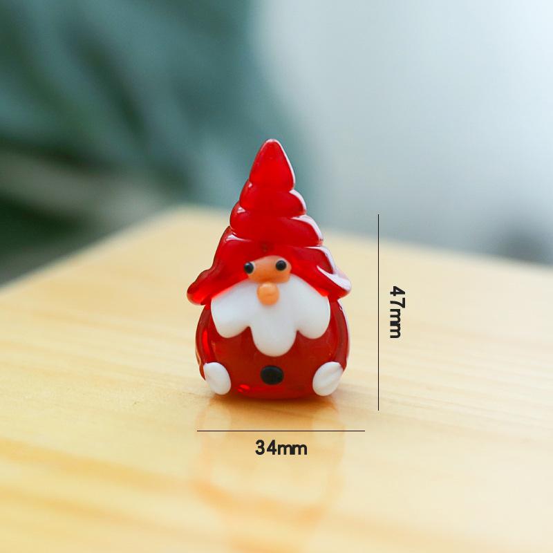 Стеклянный купол с Санта-Клаусом: Креативное рождественское настольное украшение