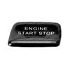 Black Real Carbon Fiber Engine Push Start Button Cover For 14-19 Chevy C7 Corvet