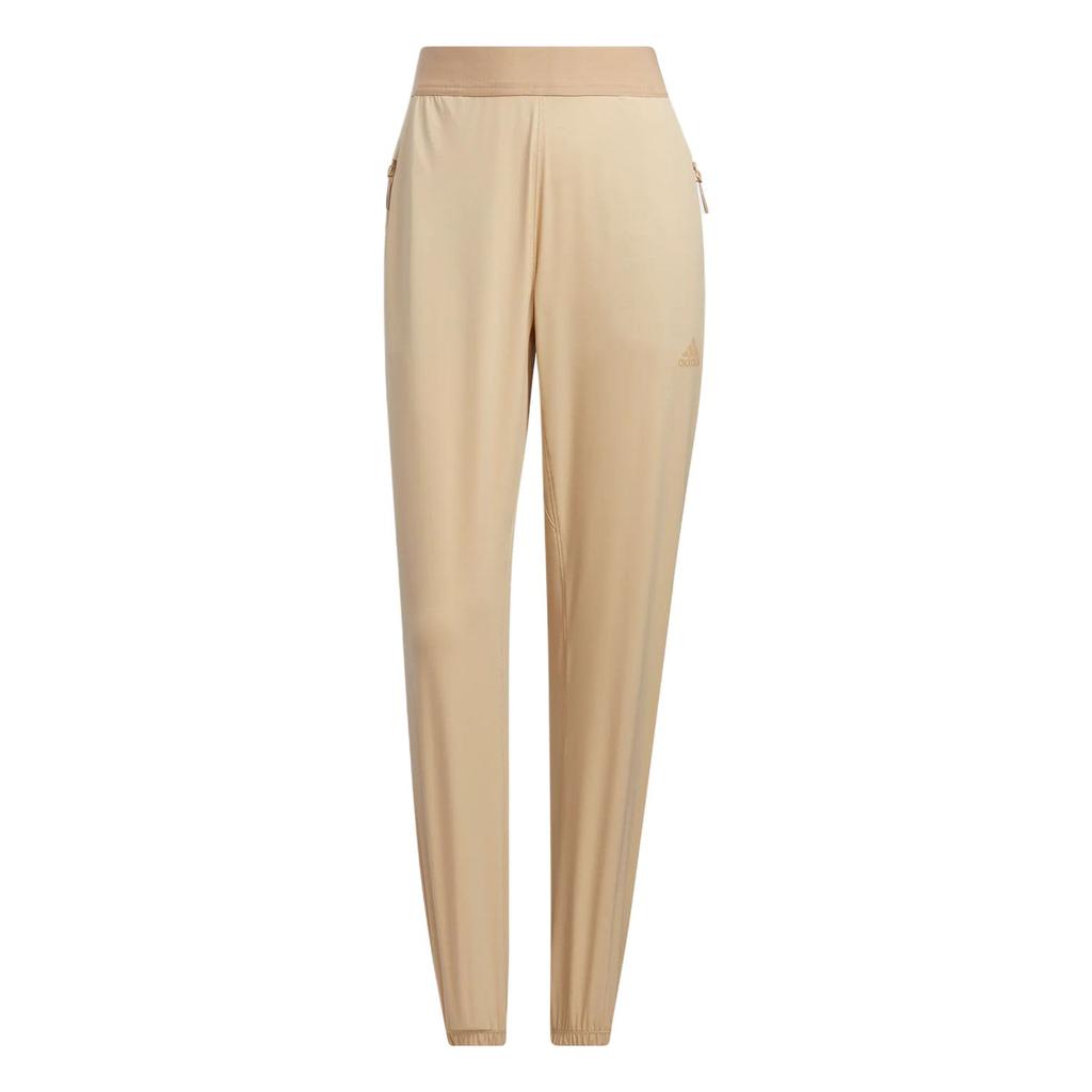 Adidas Knitted Sweatpants Women's Light Umber Moderate Cuffed Pants HZ7040