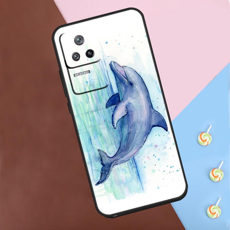 Чехол Океанский Дельфин для Xiaomi 13T Pro 14 12T 11T 12 13 Lite POCO F5 X3 X4 X5 X6 Pro M6 F3 F4 M5s