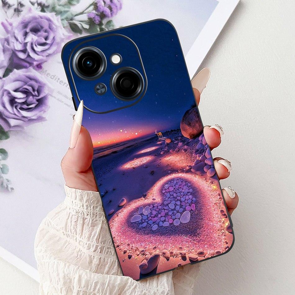 Для Tecno Spark Go 1 Модный Крутой Узор Чехол Для Телефона Для Tecno Spark Go 2025 Go1 Черный Силиконовый Мягкий Чехол
