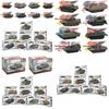 4d 172 8pcs Assemble Tank Heavy Weapons Armor Plastic Model Us  Kits Germany