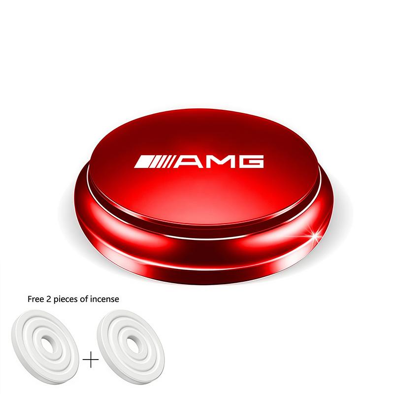 AAVP1 Car Air Freshener Solid Perfume Rotating Aromatherapy Decor For Mercedes Benz AMG GLC W203 W206 W220 W205 W211 W212 W201 C Class