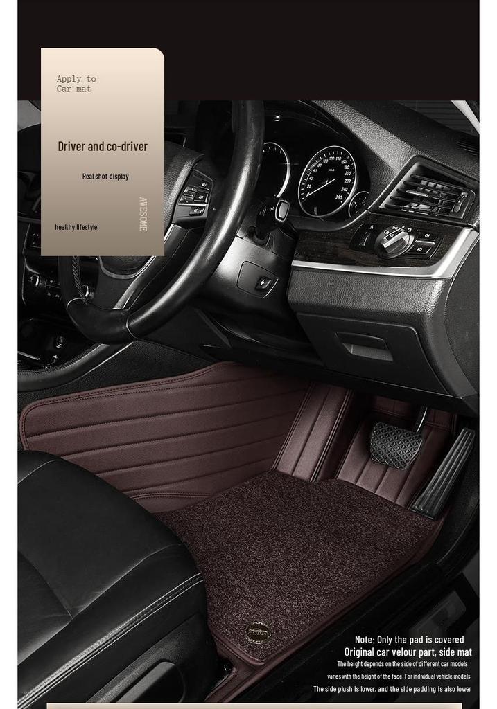 Коврики в салон Mini Cooper F55 с правым рулем (Сингапур)