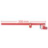 Red Anodized Finish Woodworking Compass Tool Center Finder Tool  for DIY, Carpentry and Design