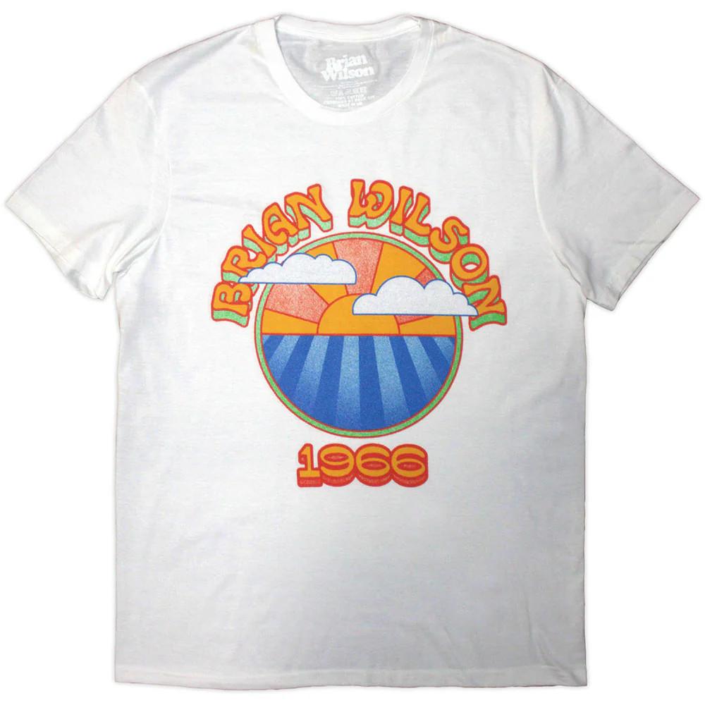 Brian Wilson T-Shirt: Sunrise 1966 (White) OFFICIAL NEW