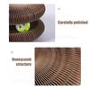 Cats Accordion Scratch Toy Foldable Interactive Cat Scratch Board with Bell Ball Portable Changeable Cat Scratcher for Cat Exercise Anxiety Relief