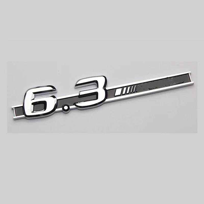 3d ABS Chrome Black Logo 3.2 5.5 6.5 6.3 A/m-g Emblem Sticker Car Fender Side Badge Accessories