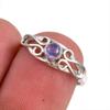 Натуральный камень Танзанит Ювелирное изделие из серебра 925 пробы Кольцо Размер 5.5 D2e05