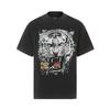 Мужская футболка с круглым вырезом, коротким рукавом и принтом тигра, модная, с выразительной индивидуальностью, доминирующая, высокого качества, весна/лето