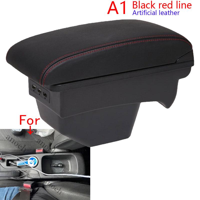 For Peugeot 308 T7 SW Armrest Box For Citroen C4 Car Armrest Retrofit Parts Storage Box USB Accessories 2008 2009 2010 2011 2012