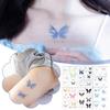 Long Lasting Tattoo Stickers - Color Butterfly Self-Adhesive 6pcs Temporary Arts Body For Women R0H5