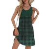 Women's Casual Sundress With Pockets Summer Boho Beach Dress T-Shirts Dress V Neck Loose Tank Dresses
