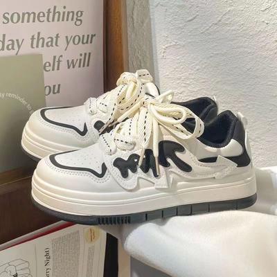 2024 Кроссовки женские черные розовые туфли на платформе весенние спортивные теннисные туфли плоские повседневные вулканизированные туфли женские туфли белые туфли для женщин