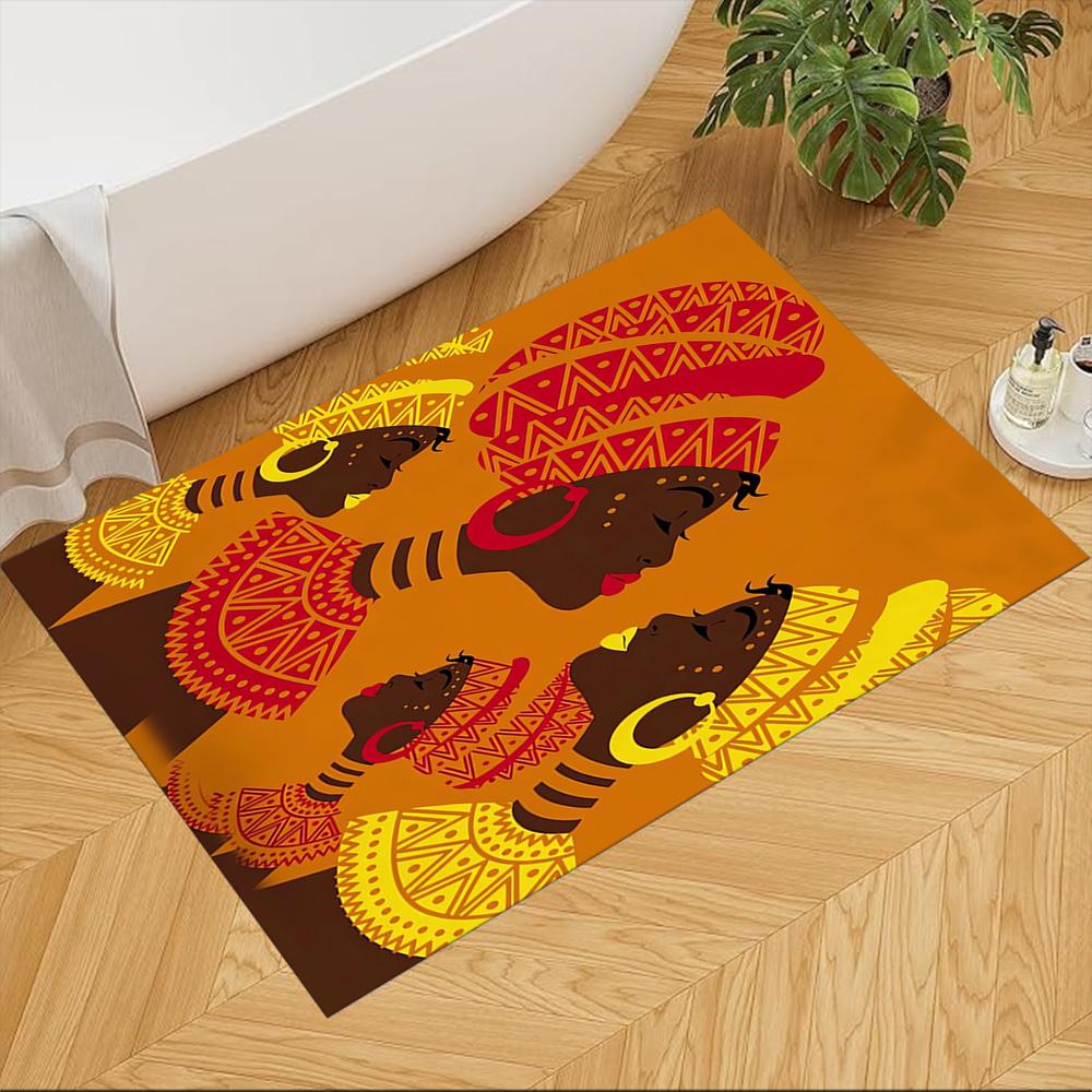 African Heritage And Tradition Non-Slip Home Carpet Design for Office Decor Living Room Bedroom Gift