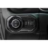 Car Headlight Switch Button Decoration Cover Stickers for Jeep Wrangler JL Gladiator JT 2018-2023 Interior Mouldings