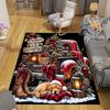 1Pc Christmas Candy Canes Rug Office Carpet Indoor Outdoor Doormat Nonslip Soft And Comfortable Living Room Christmas Halloween Gift D91820