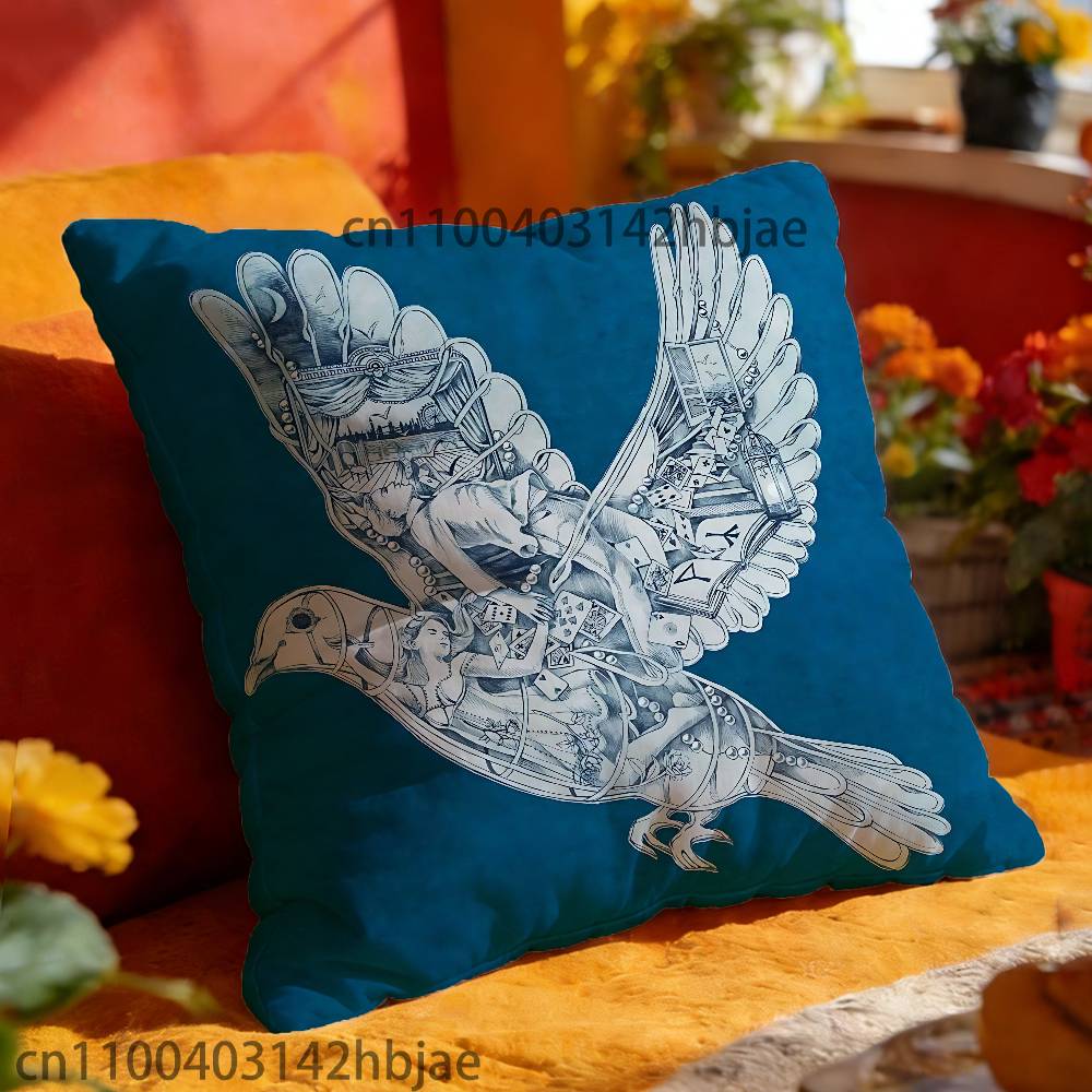 Чехол на подушку C-ColdplayS для 45x45см 55x55см 30x30см Квадратный чехол на автомобильную подушку Декор для дома и спальни Подарок