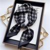 70 * 70cm New Silk Small Square Scarf For Women'S Neck Protection Professional Scarf Versatile Hair Tie Headscarf Scarf