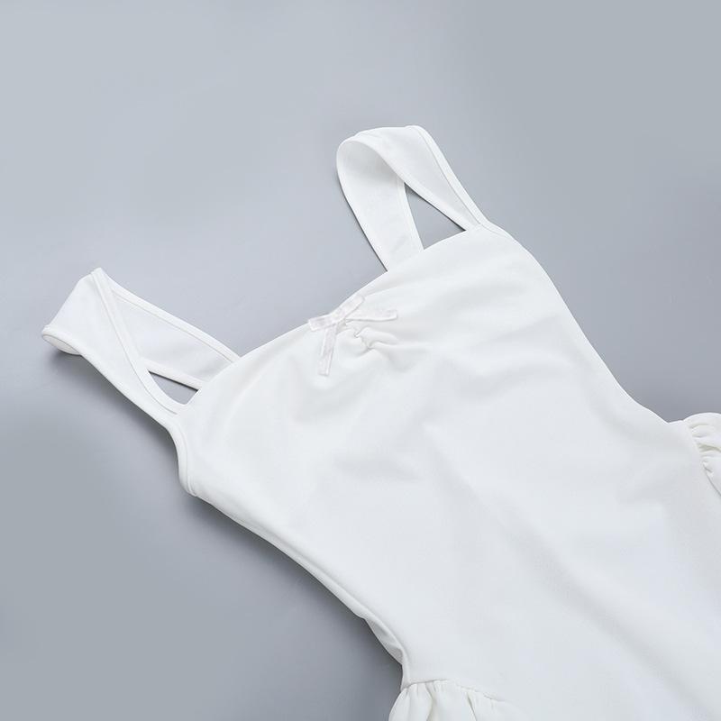 Spring Wrap Hip Skirt Women's Fashion Ethos Elegant Slim Peach Collar Halter Dress