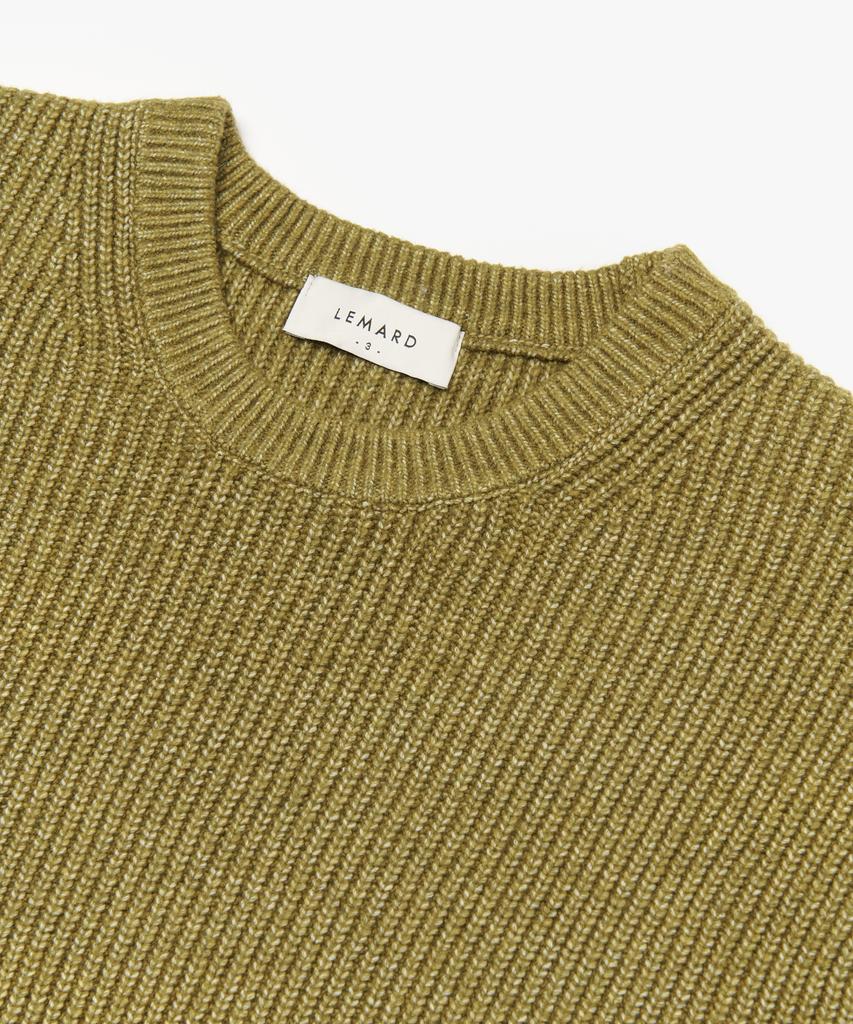 Свитер Le Mad Heavy Airwool - Оливковый