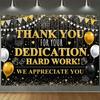 1 Piece YSW 1 Piece Thank-you Backdrop for Teachers/employees/doctors/nurses Appreciation Eventyzb