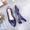 New Fashion Casual Sandals Female Korean Style Shallow Mouth Flat Outer Wear Jelly Sandals and Slippers (Shoes Are One Size Smaller)
