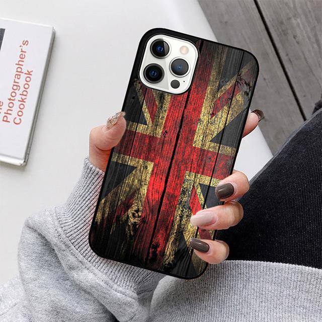 Лондонский Автобус Англия Биг Бен Чехол для Телефона Для iPhone 17 Air 16 15 14 13 12 11 Pro Max Plus Max Чехол Оболочка coque