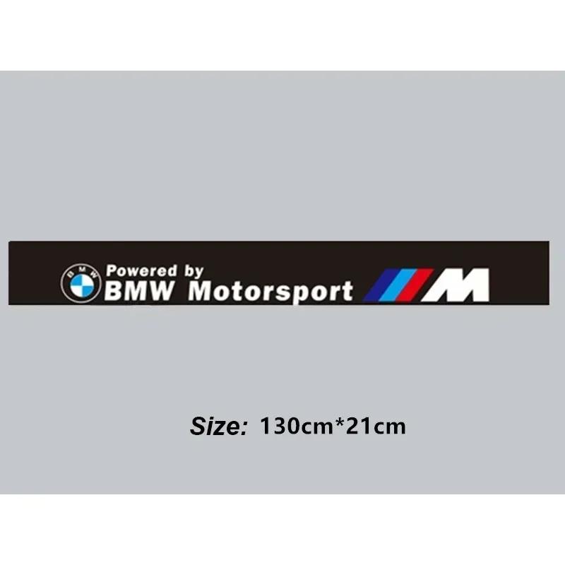 BMW Car Front Rear Windshield Sticker Motorsport Letters Decals Decoration For BMW E60 E90 F10 F30 E46 G01 G20 G30 E84 F48 F39 HGB46