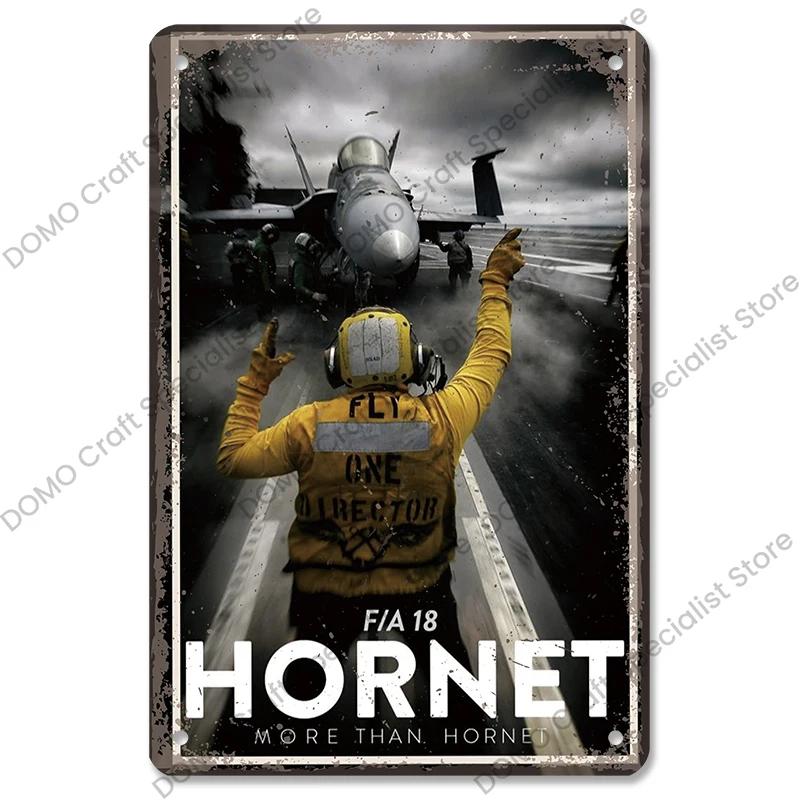 Винтажные авиационные таблички Металлическая пластина Топ ВВС Реактивные асы Истребитель Ретро Металлические жестяные знаки Клуб Мужская пещера Домашний настенный декор