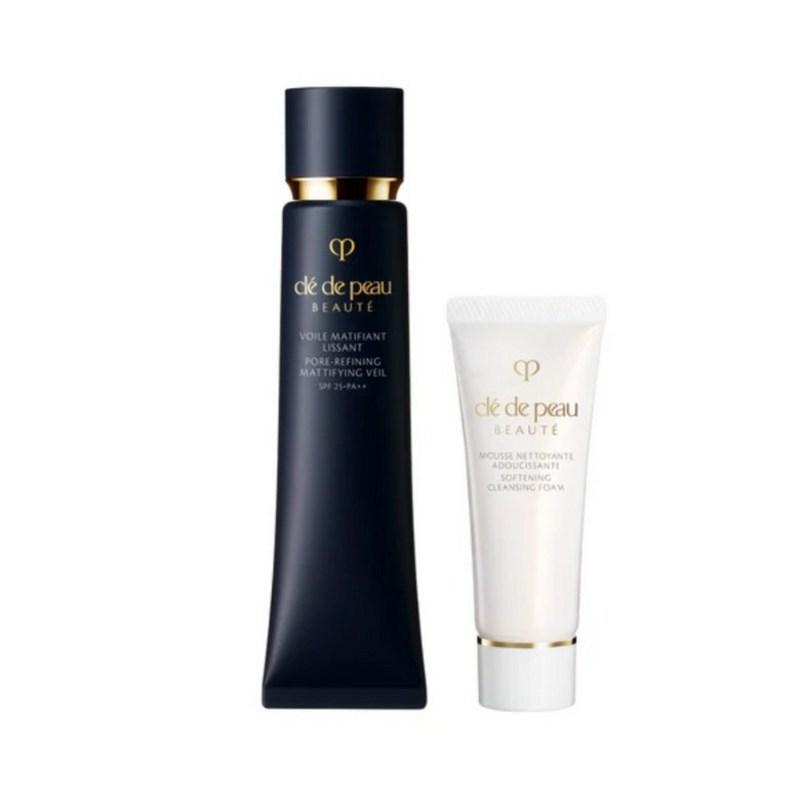 Clé de Peau Beauté Pre-Makeup Kit Cleansing Kit (Boire Hydratan Long to New), 1 Set