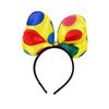 Cloth Headbands for Women Polka Dots Clown Hat Cosplay Props Clown Accessories  Christmas