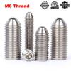 5pcs KST414-SS All Satinless Steel Spring Ball Plungers And Internal Hexgon Roller Ball Thread Bolt Screw For Locating