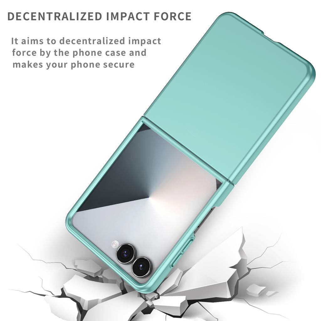 Простой противоударный чехол для телефона Samsung Galaxy Z Flip7 FE Flip6 Flip 6 7 5G Flip5 Flip4 Flip3 Flip 4 3 5 Чехол с защитой от отпечатков пальцев