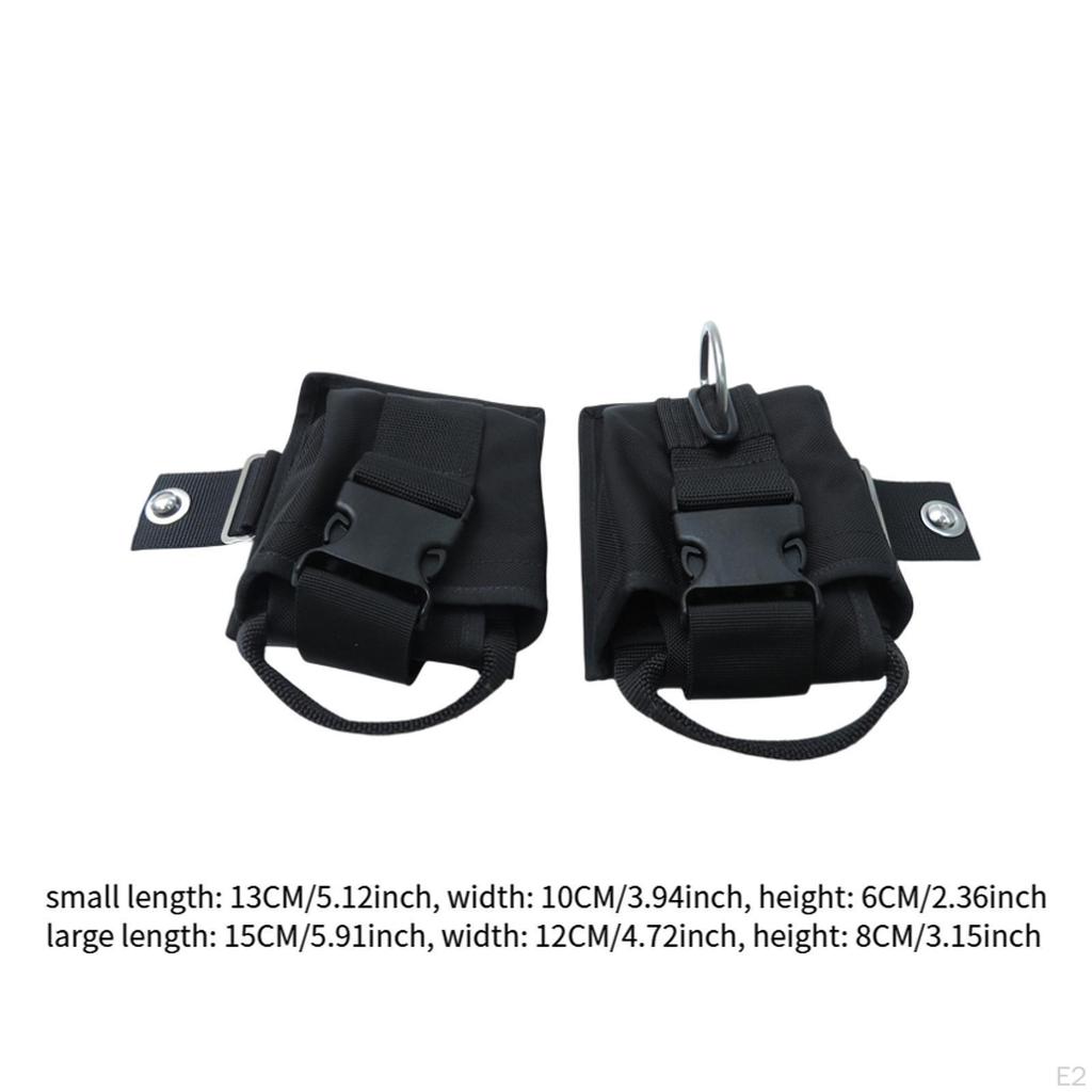 Карманы для грузов для дайвинга, нейлоновые переносные сменные принадлежности для водных видов спорта